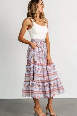 Baltic Born Meg Skirt | Periwinkle Multi