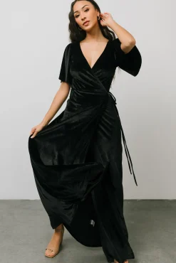 Baltic Born Meghan Velvet Wrap Maxi Dress |