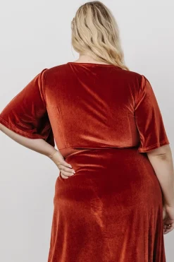 Baltic Born Meghan Velvet Wrap Maxi Dress |