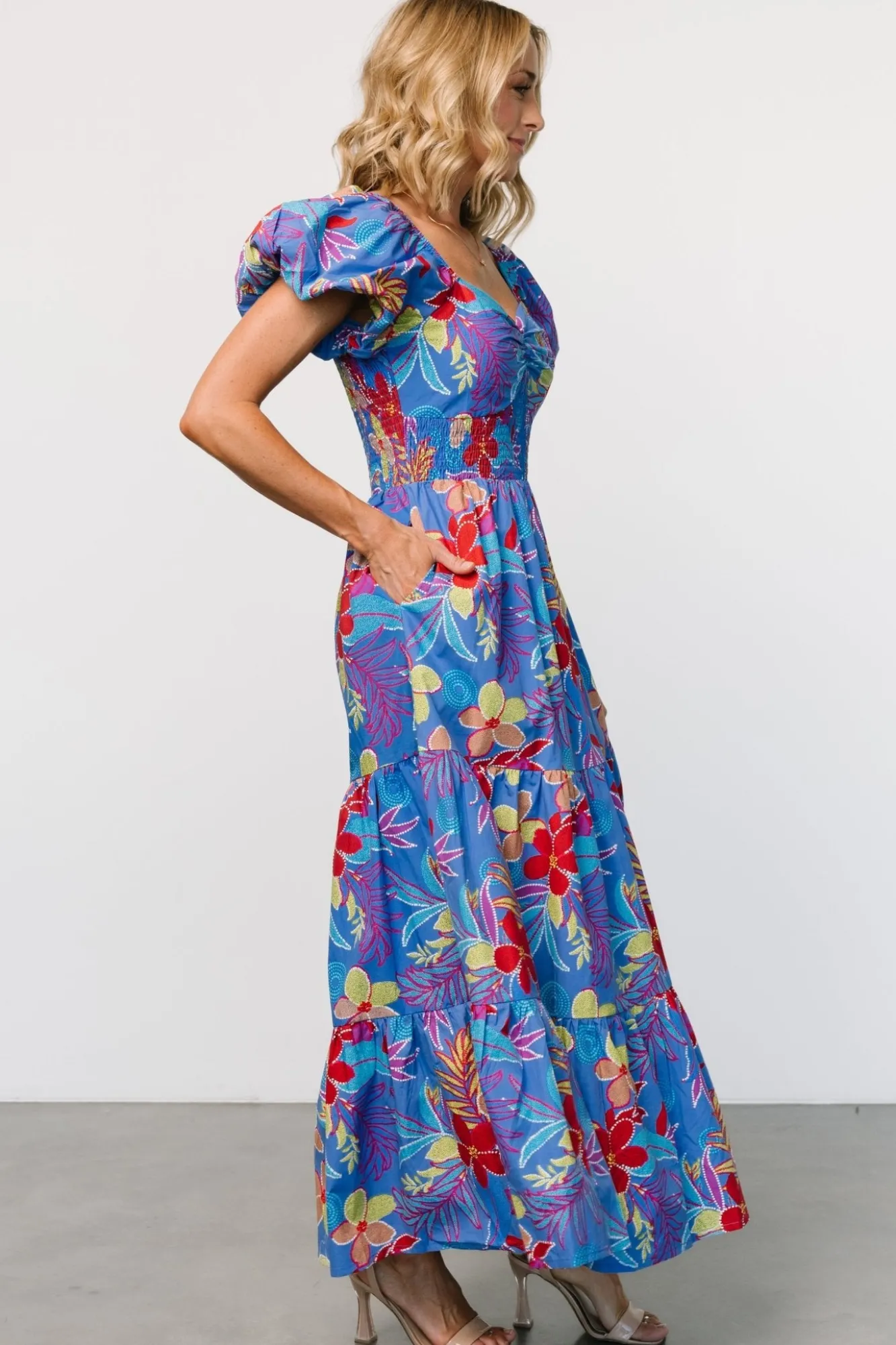 Baltic Born Melanie Maxi Dress | Blue Multi
