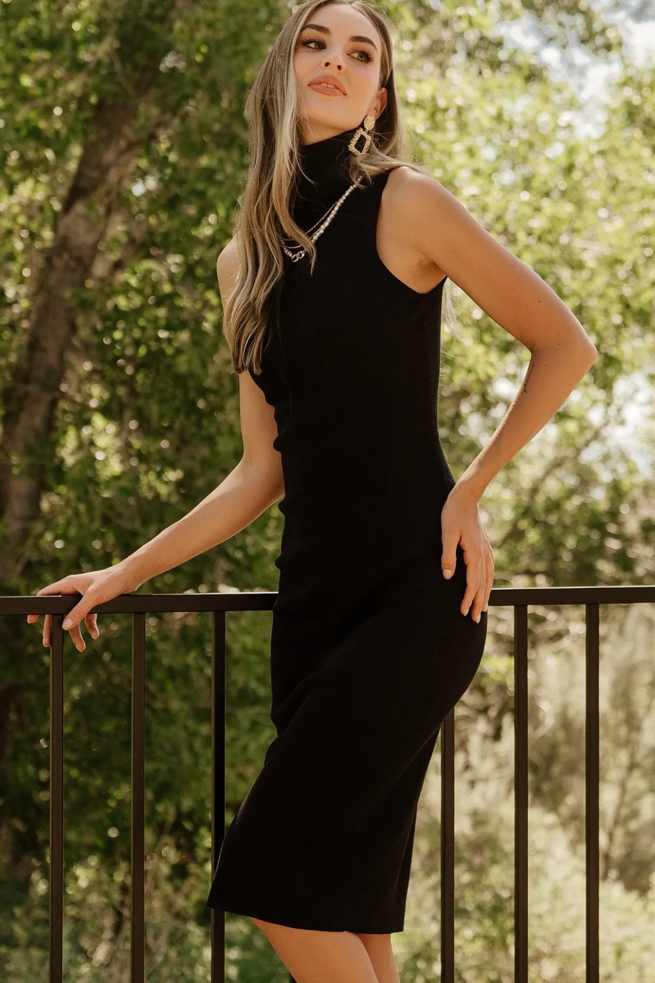 Baltic Born Melbourne Turtleneck Midi Dress |