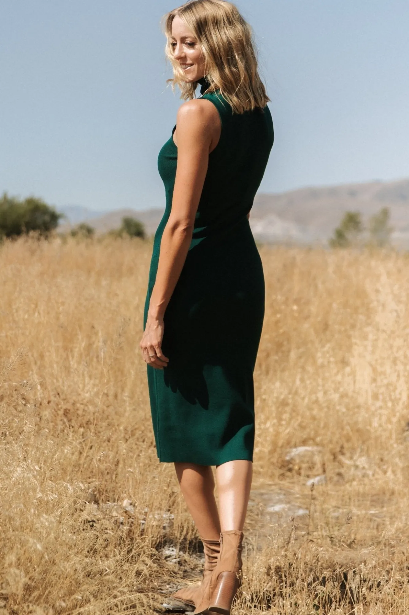 Baltic Born Melbourne Turtleneck Midi Dress |