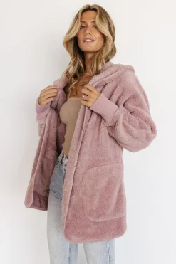 Baltic Born Melrose Teddy Jacket | Dusty Lilac