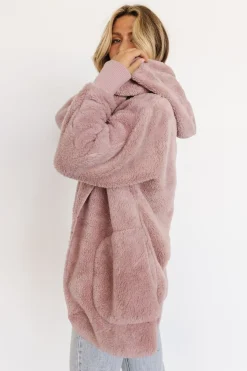 Baltic Born Melrose Teddy Jacket | Dusty Lilac