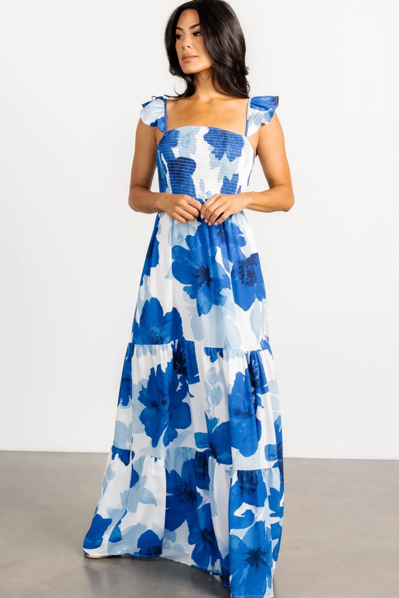 Baltic Born Mikaela Maxi Dress | Blue Floral