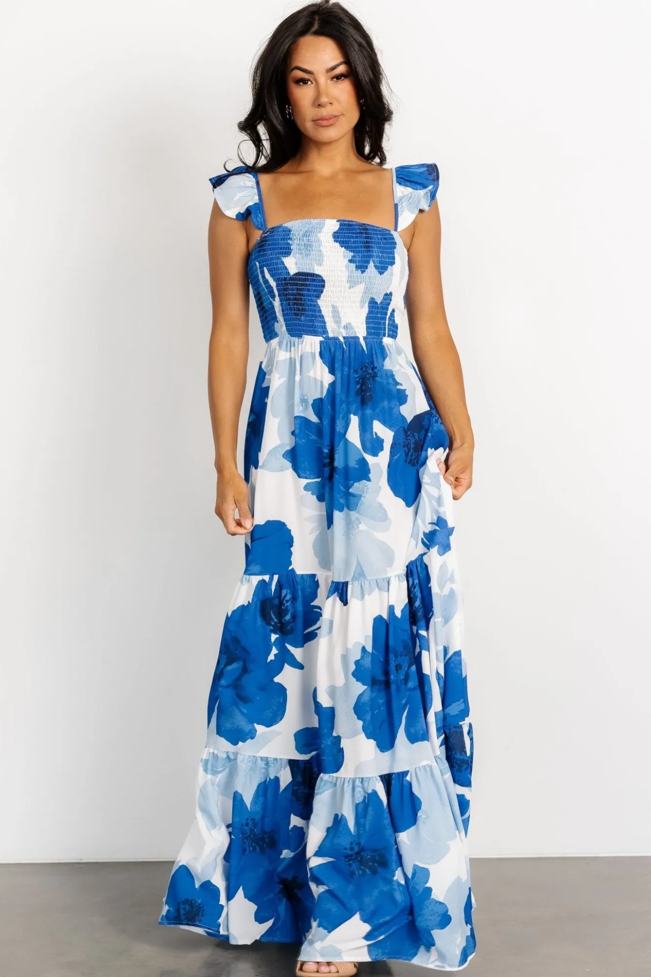 Baltic Born Mikaela Maxi Dress | Blue Floral