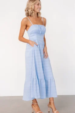 Baltic Born Mikayla Textured Tank Dress | Light Blue