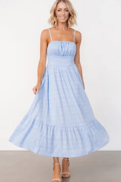 Baltic Born Mikayla Textured Tank Dress | Light Blue