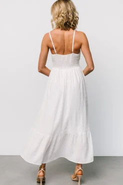 Baltic Born Mikayla Textured Tank Dress | Off White