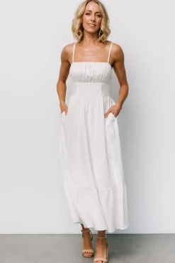 Baltic Born Mikayla Textured Tank Dress | Off White