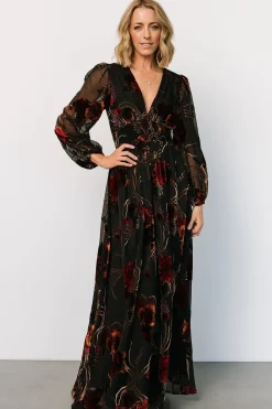 Baltic Born Mikla Maxi Dress | Black Multi