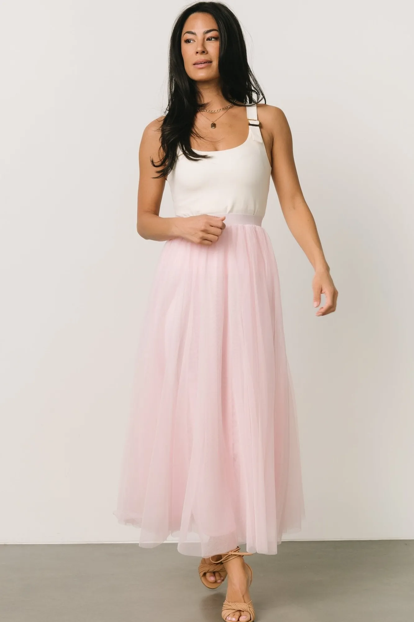 Baltic Born Mila Tulle Skirt | Rosy Pink