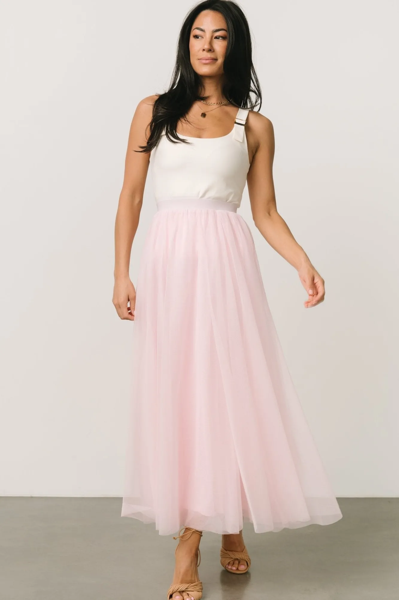 Baltic Born Mila Tulle Skirt | Rosy Pink