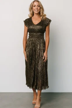 Baltic Born Miley Pleated Shimmer Dress |