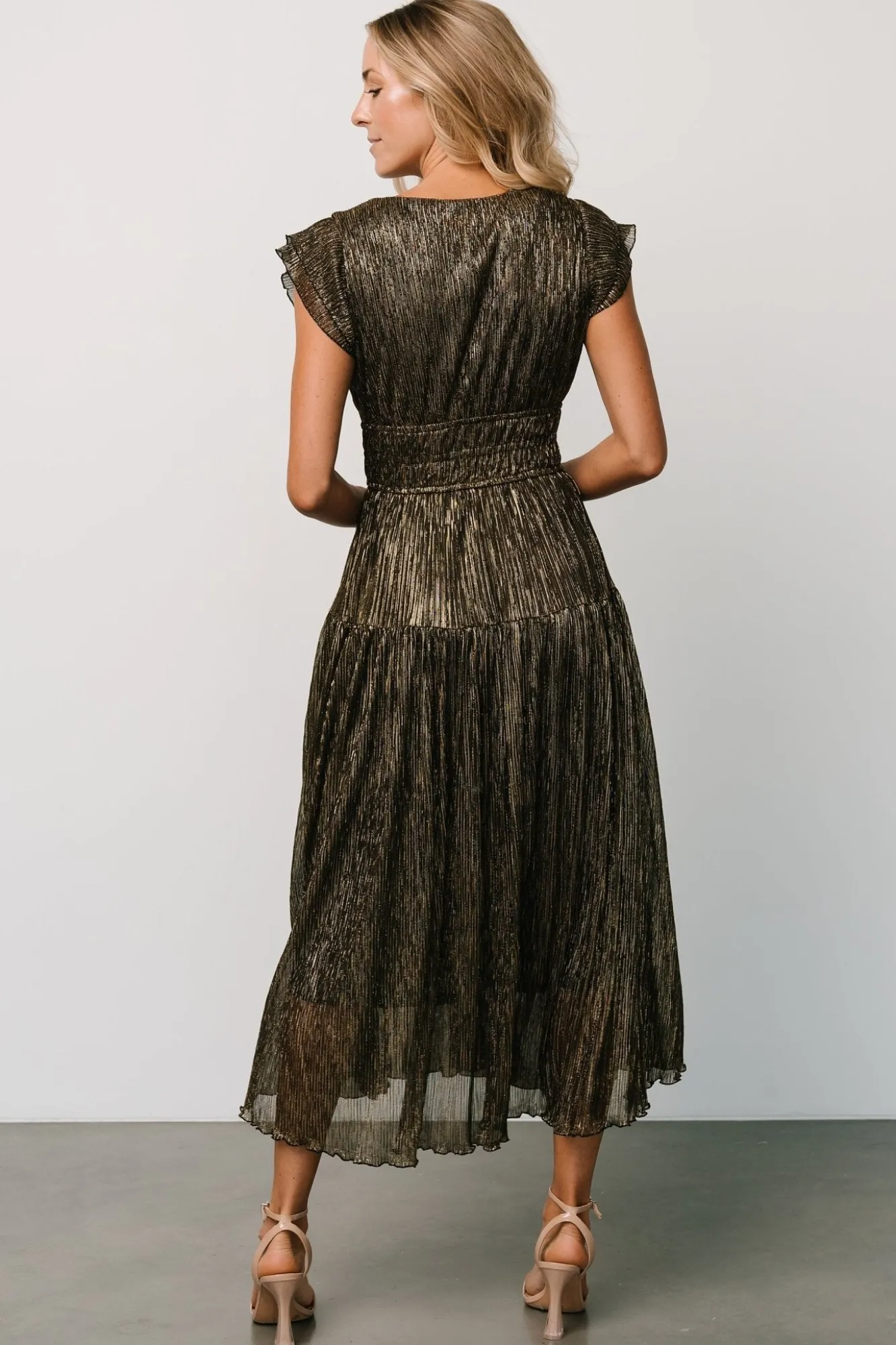 Baltic Born Miley Pleated Shimmer Dress |