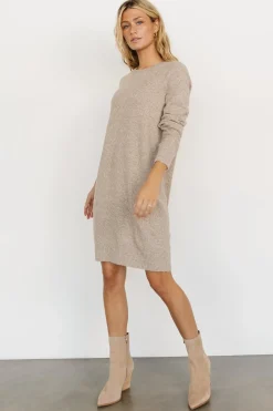 Baltic Born Miller Sweater Dress | Heather Taupe