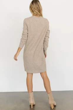 Baltic Born Miller Sweater Dress | Heather Taupe