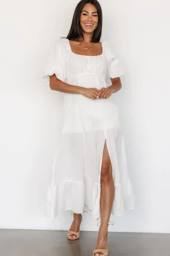 Baltic Born Millie Linen Dress | Off White