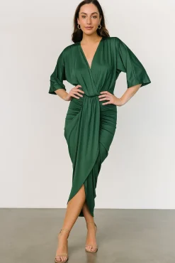 Baltic Born Mimi Midi Dress | Hunter Green