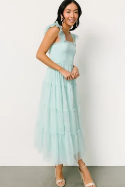 Baltic Born Mindi Tulle Midi Dress | Sea Blue
