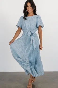 Baltic Born Mindy Pleated Dress | Light Blue