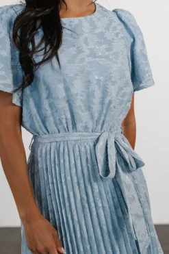 Baltic Born Mindy Pleated Dress | Light Blue