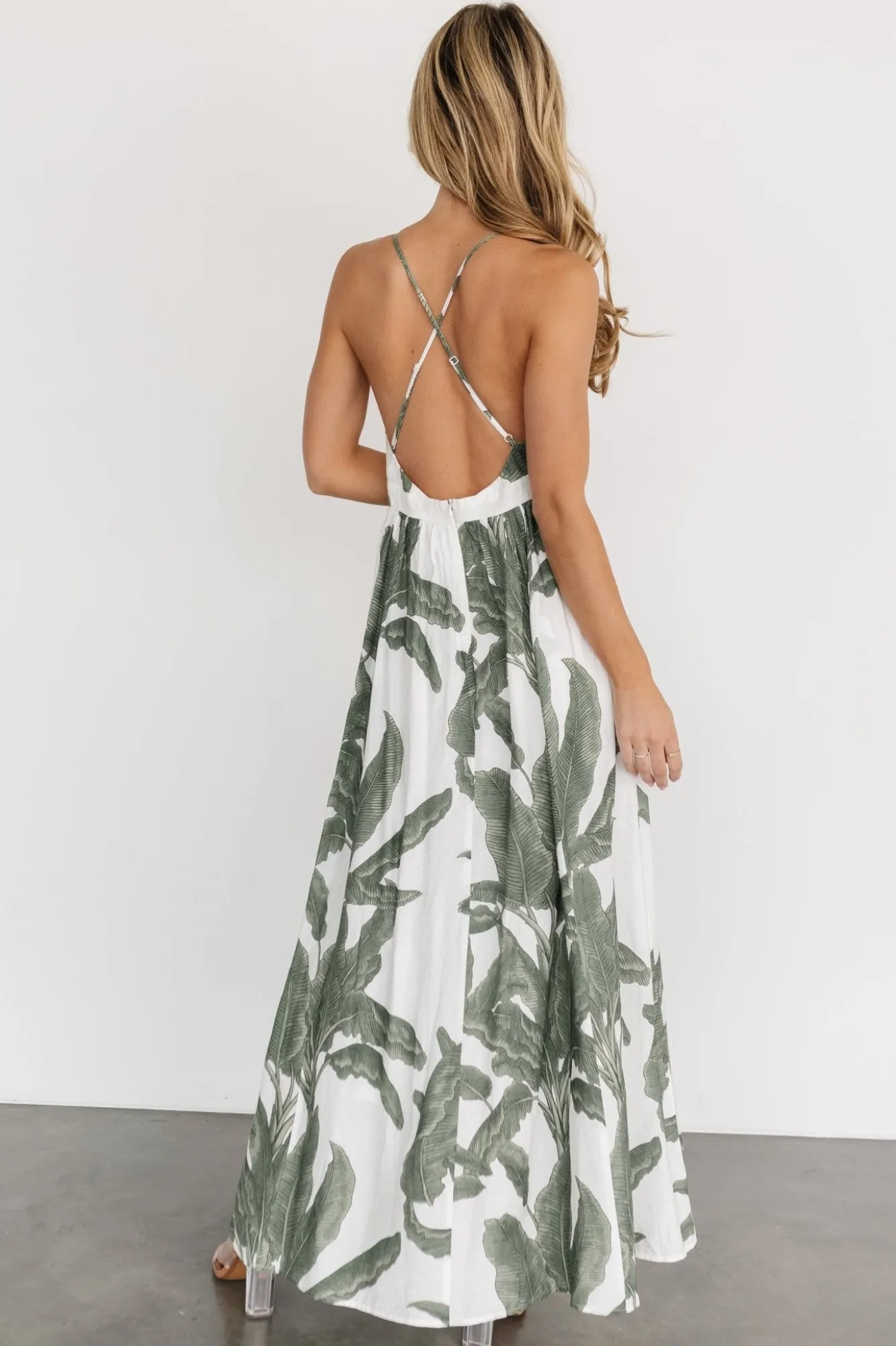Baltic Born Miramar Maxi Dress | Green Print