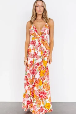 Baltic Born Miramar Maxi Dress | Off White Floral