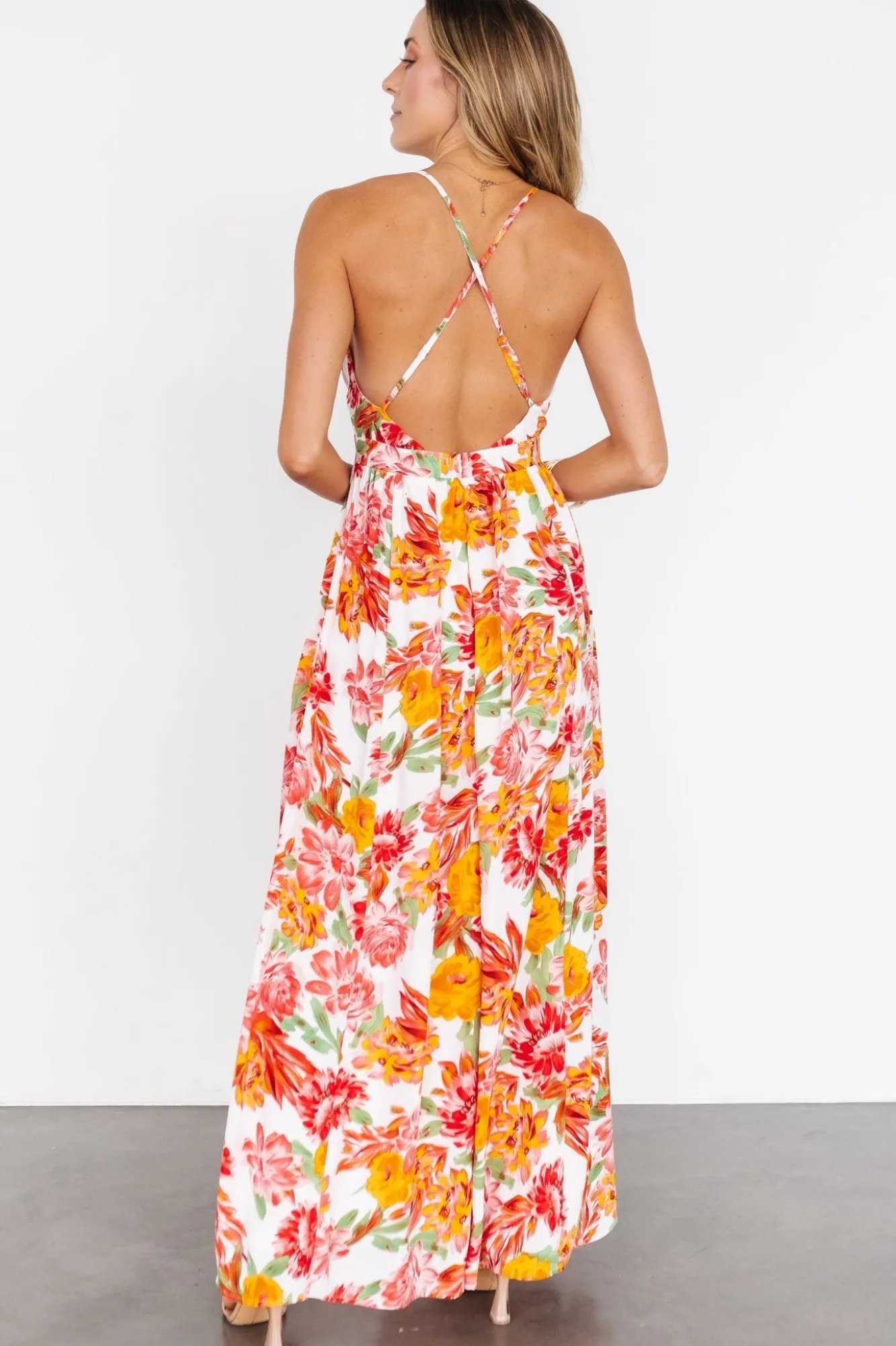 Baltic Born Miramar Maxi Dress | Off White Floral
