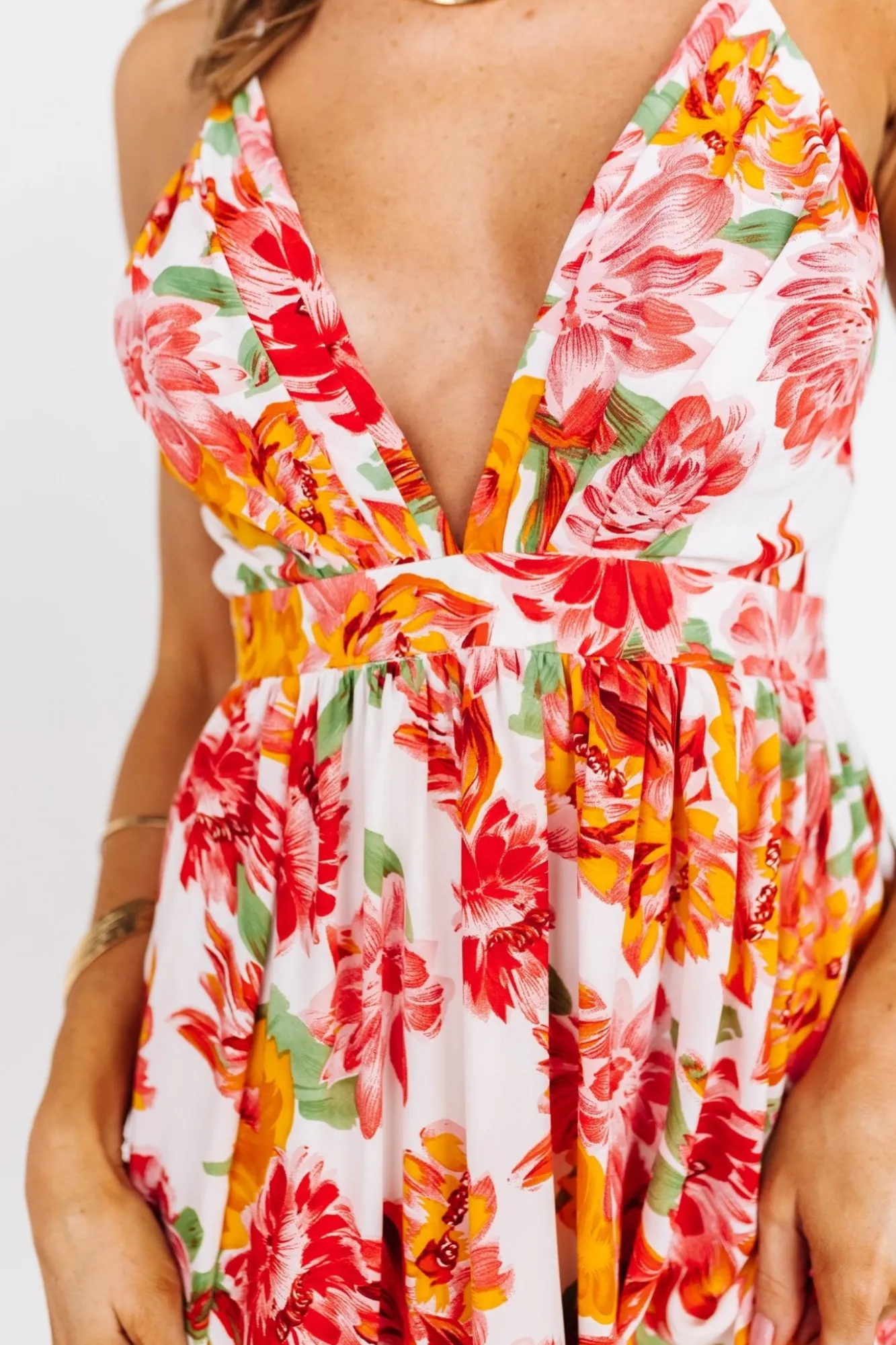 Baltic Born Miramar Maxi Dress | Off White Floral