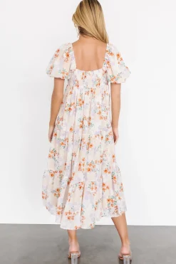 Baltic Born Molly Midi Dress | Cream Floral