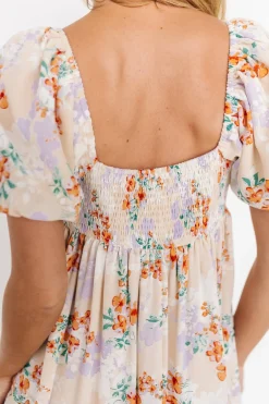 Baltic Born Molly Midi Dress | Cream Floral