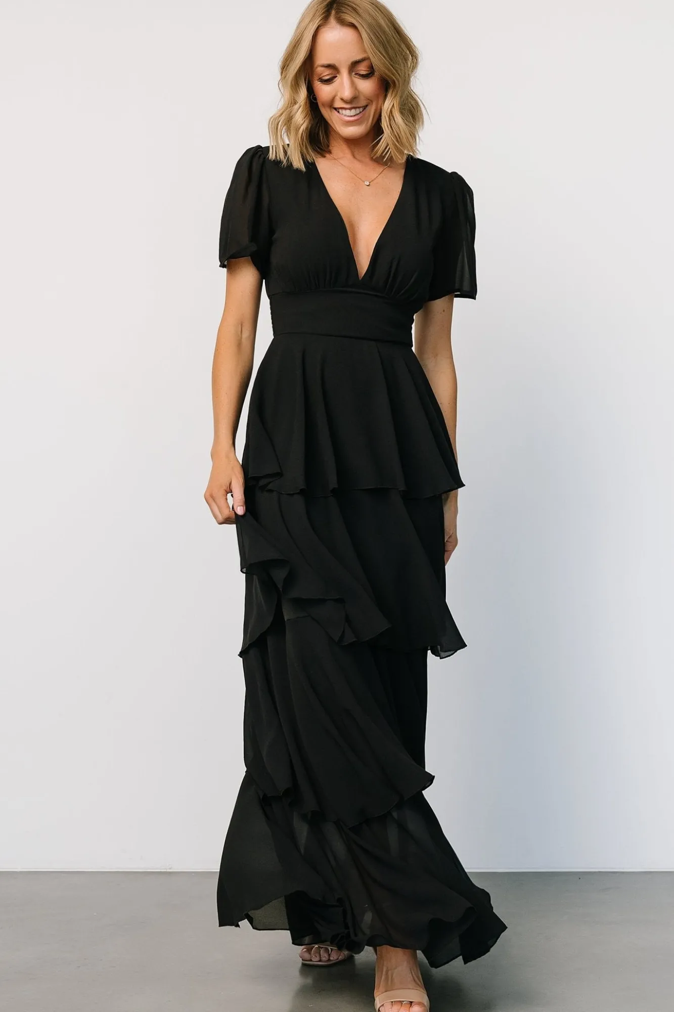 Baltic Born Montaigne Ruffle Maxi Dress |