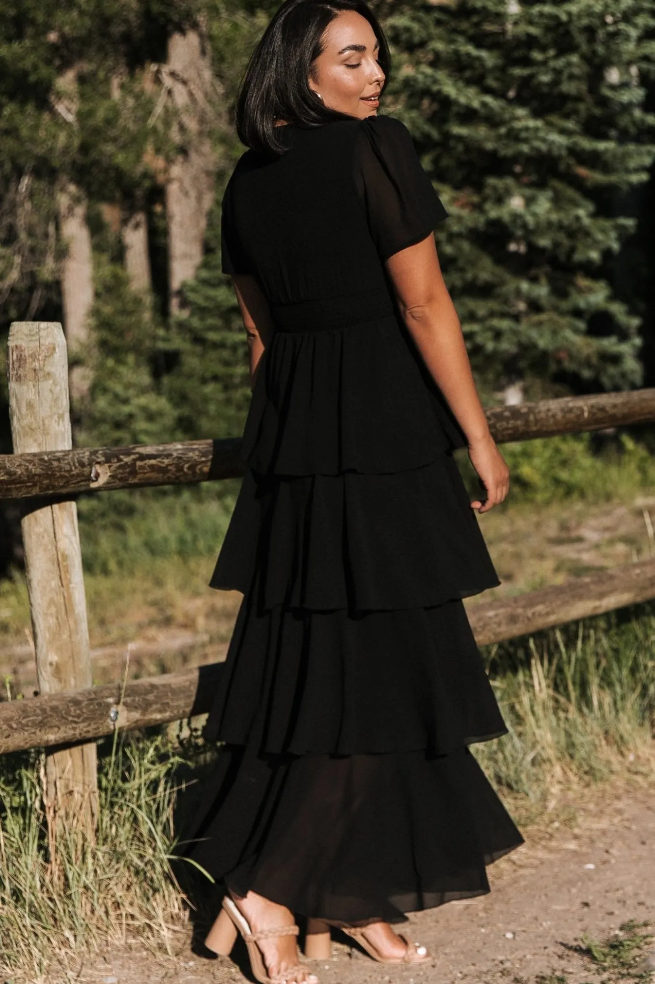 Baltic Born Montaigne Ruffle Maxi Dress |