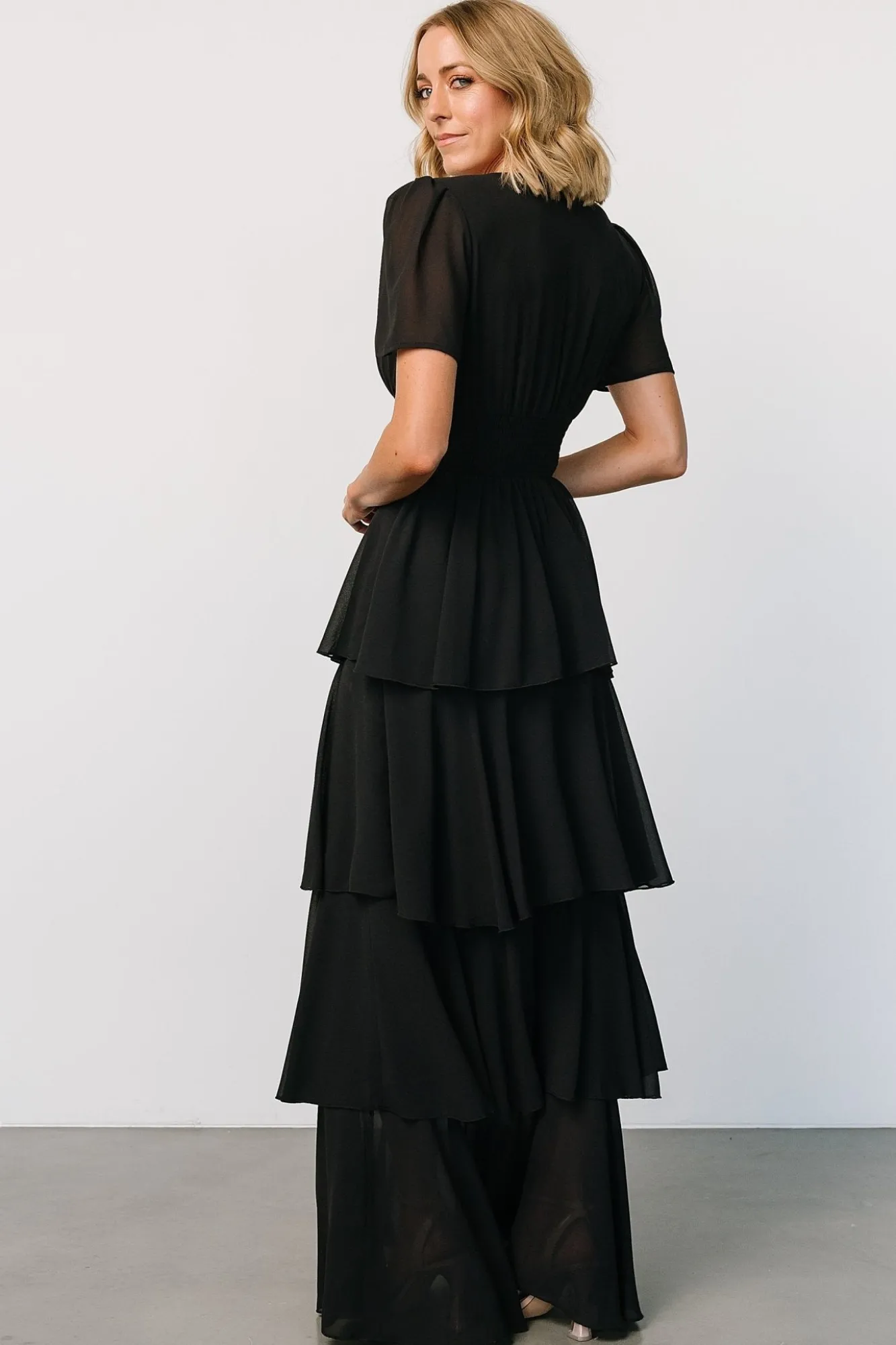 Baltic Born Montaigne Ruffle Maxi Dress |