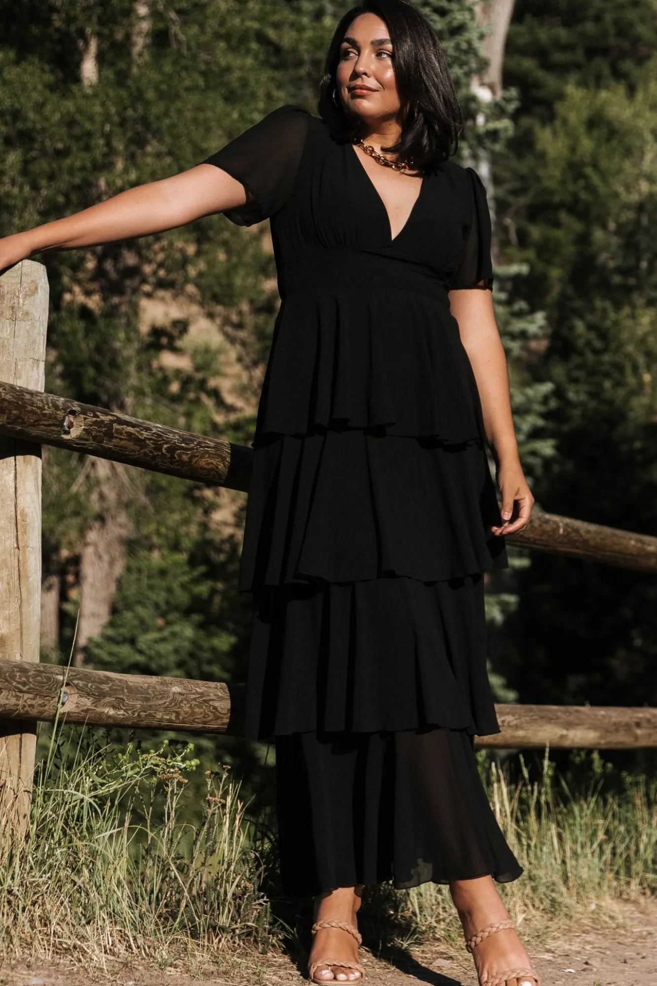Baltic Born Montaigne Ruffle Maxi Dress |