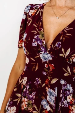 Baltic Born Montaigne Ruffle Maxi Dress | Mulberry Floral