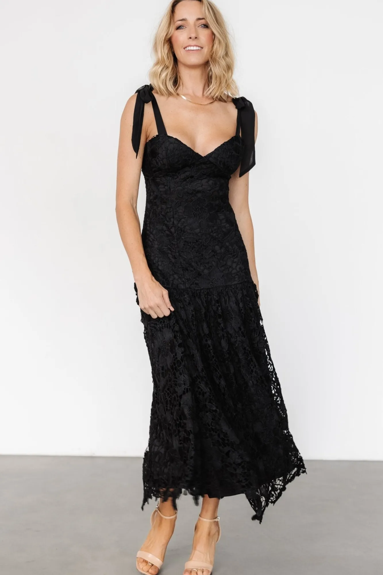 Baltic Born Monte Carlo Lace Midi Dress |