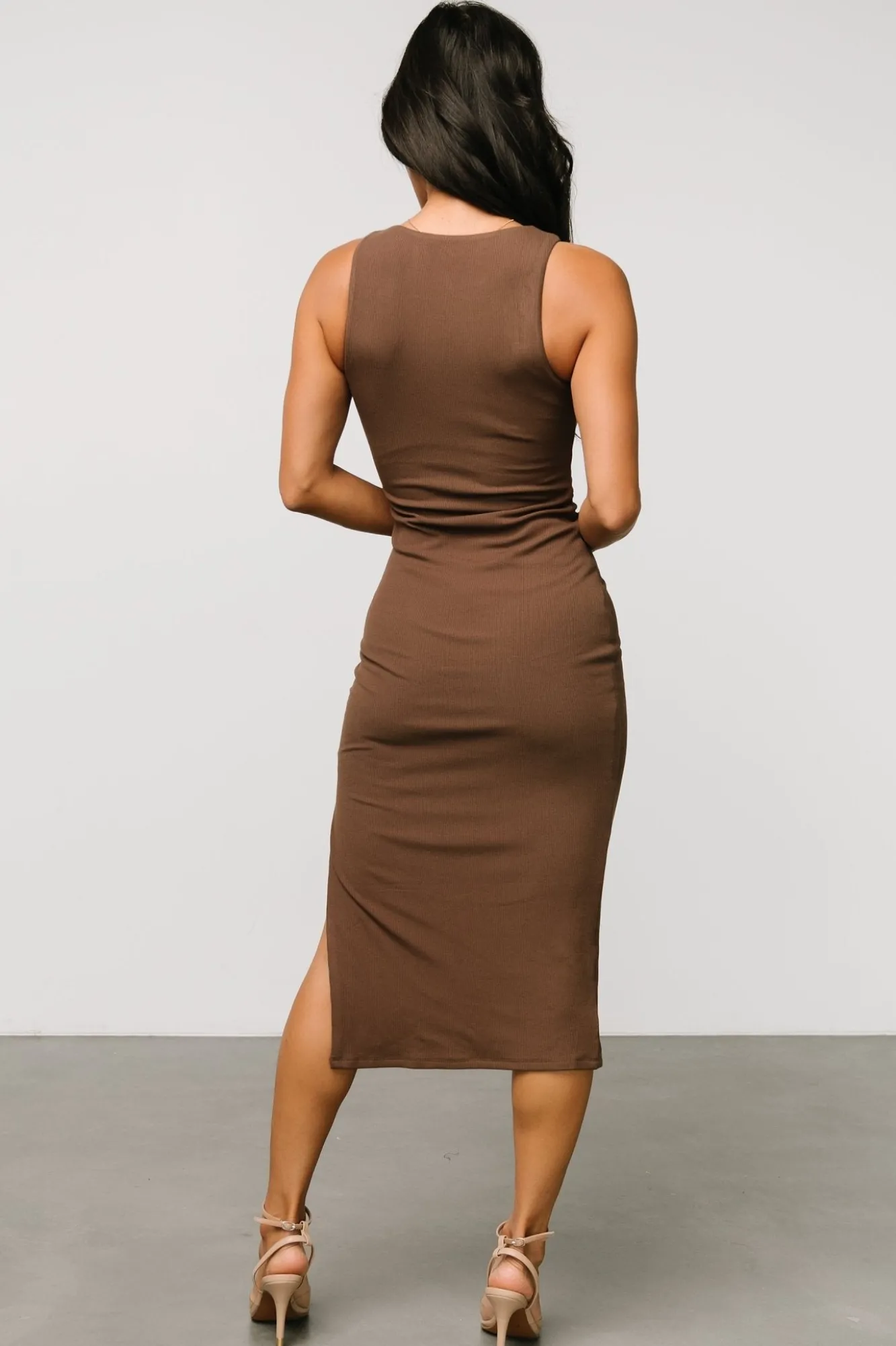 Baltic Born Moore Ribbed Tank Midi Dress |
