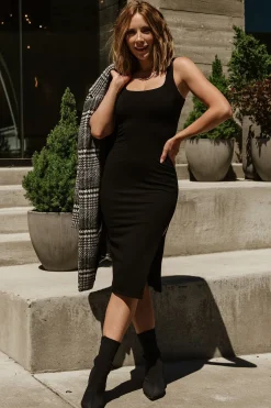 Baltic Born Moore Ribbed Tank Midi Dress |