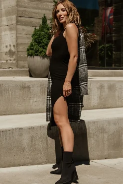 Baltic Born Moore Ribbed Tank Midi Dress |