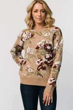 Baltic Born Munich Sweater | Taupe Multi