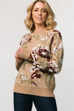 Baltic Born Munich Sweater | Taupe Multi
