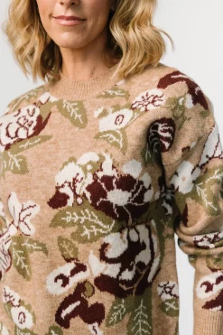 Baltic Born Munich Sweater | Taupe Multi