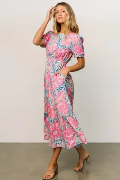 Baltic Born Myers Dress | Blue + Pink Floral