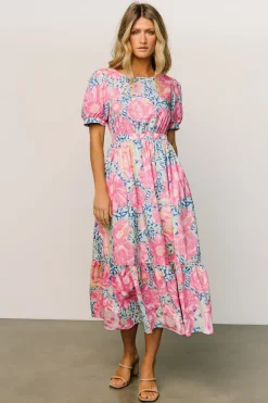 Baltic Born Myers Dress | Blue + Pink Floral