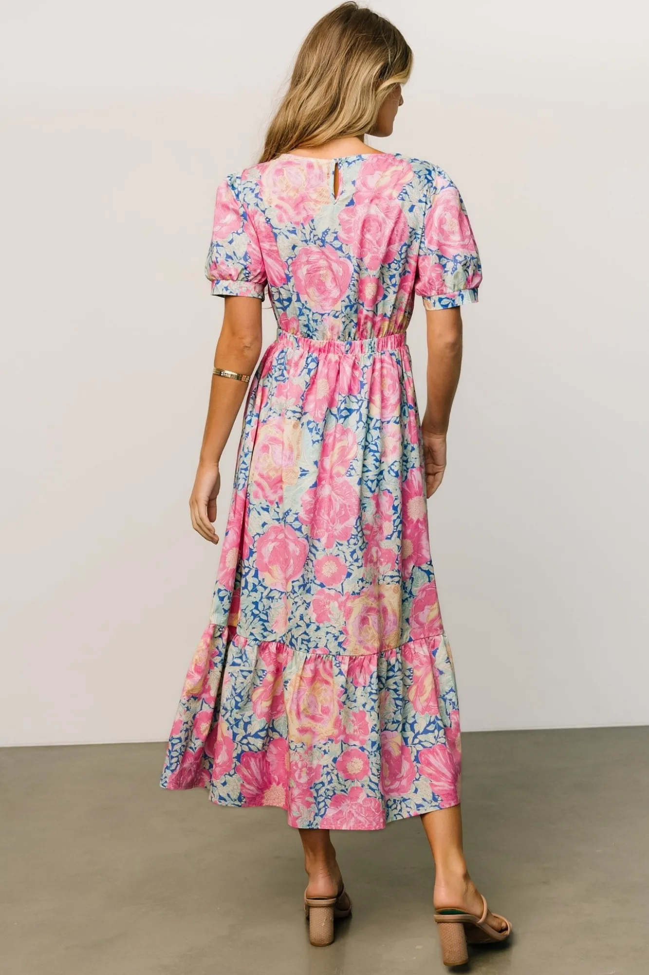 Baltic Born Myers Dress | Blue + Pink Floral