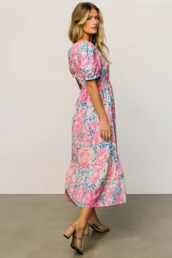Baltic Born Myers Dress | Blue + Pink Floral