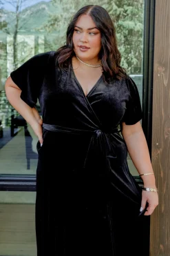 Baltic Born Nadine Velvet Midi Dress |
