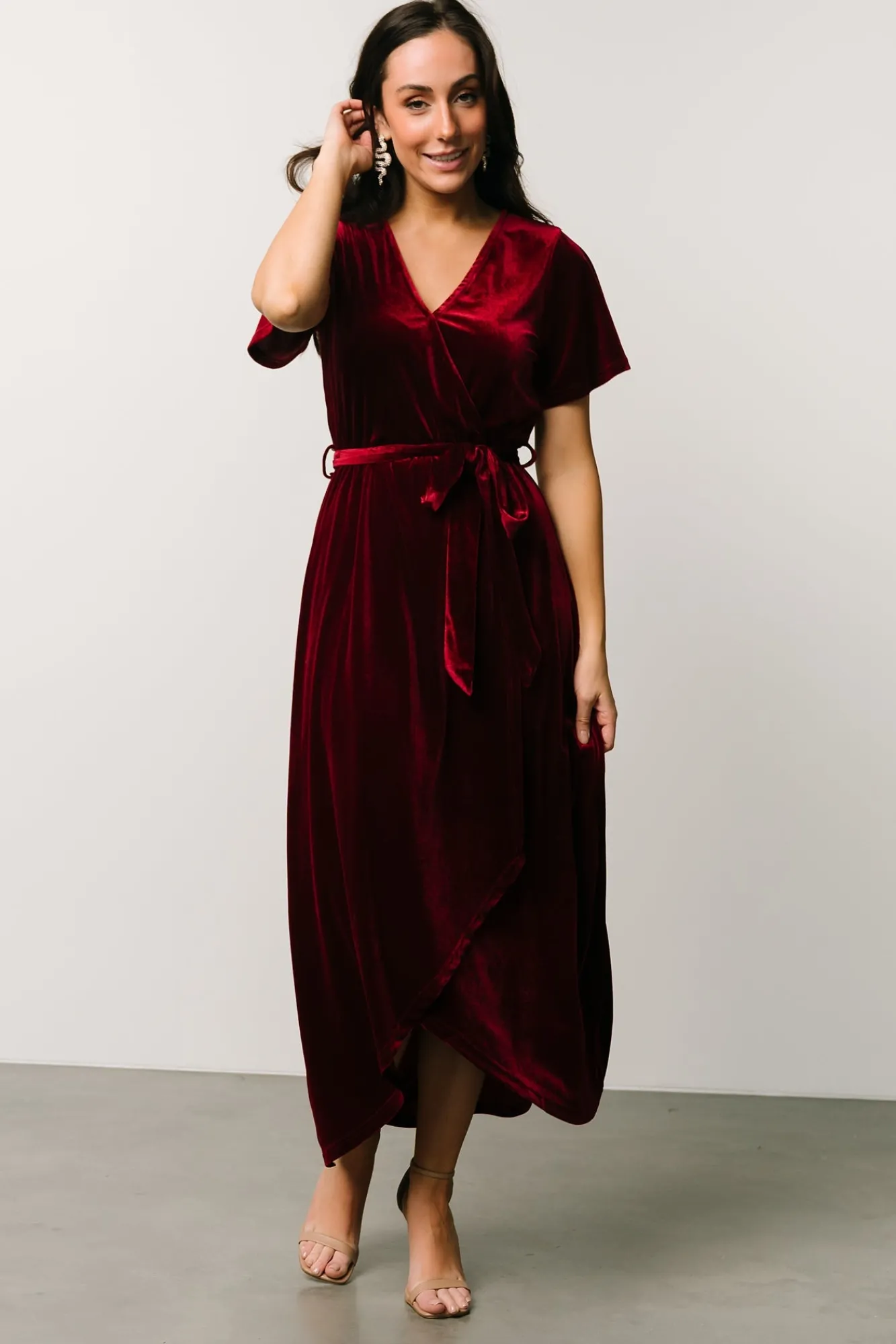 Baltic Born Nadine Velvet Midi Dress |
